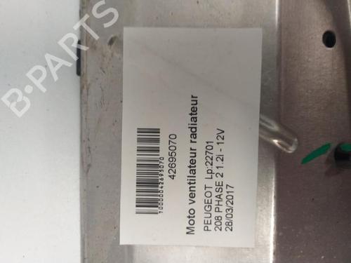 Used Radiator fan PEUGEOT 208 I (CA_, CC_) 1.2 VTI 82 (82 hp) 27085502