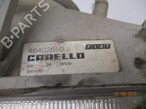 Used Left headlight FIAT PUNTO (176_) 55 1.1 (54 hp) 27056177