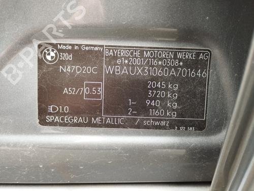 Right front seat BMW 3 Touring (E91) 320 d | BP29551061C16 - Image 6