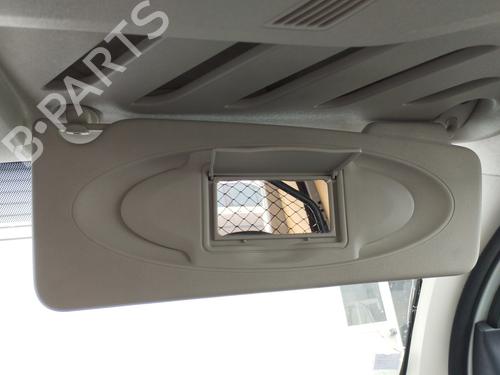 Used Right sun visor RENAULT KANGOO / GRAND KANGOO II (KW0/1_) 1.5 dCi 90 (KW05, KW08, KW0G, KW11) (90 hp) 27073088