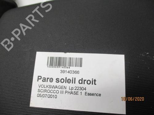 right-sun-visor-vw-scirocco-iii-137-138-2008-2009-2010-2011-2012-2013-2014-2015-2016-2017-2018-27061322 main image