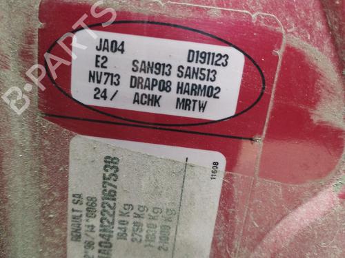 Left sun visor RENAULT SCÉNIC I MPV (JA0/1_, FA0_) 1.6 (JA00, JA16, JA15, JA19, JA1V, JA2B, JA2C, JA0B,... | BP31018685I1