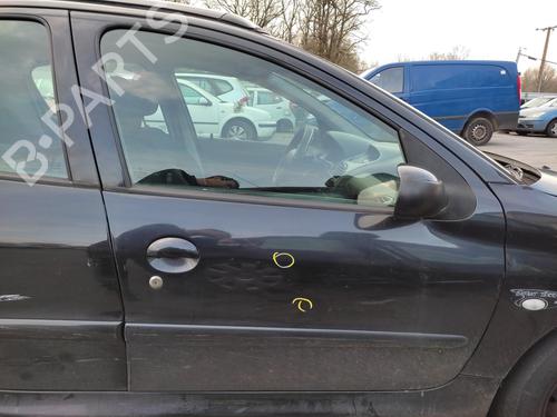 Right front door PEUGEOT 206 Hatchback (2A/C) 1.6 HDi 110 9004K5