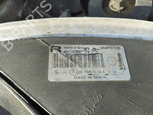 Right headlight CITROËN XSARA PICASSO (N68) 1.6 HDi | BP29813648C29 