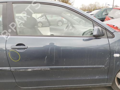 Dør rude højre foran VW POLO (9N_, 9A_) 1.2 12V (64 hp) 27049406