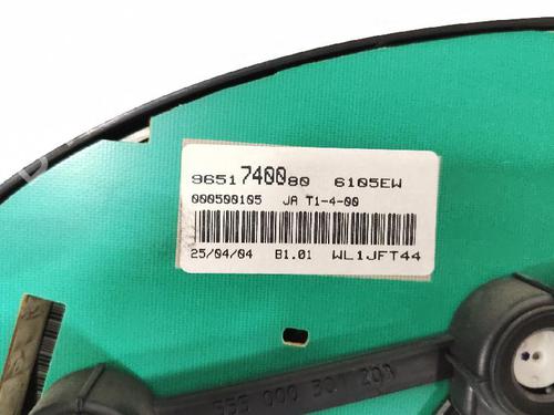 Instrument cluster PEUGEOT 206 Hatchback (2A/C) 1.4 HDi eco 70 | BP27418770C47 
