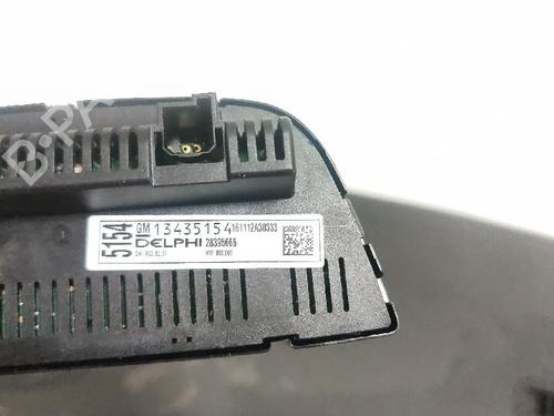 Climate control OPEL MERIVA B MPV (S10) 1.4 (75) | BP27418063I5 