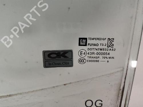 Rear left door window OPEL KARL (C16) 1.0 | BP27430231C20 