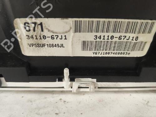 Instrument cluster SUZUKI GRAND VITARA II (JT, TE, TD) 1.9 DDiS All-wheel Drive (JT419, TD44, JB419WD, JB419XD,... | BP27496105C47 