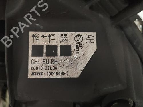 Right headlight NISSAN PULSAR Hatchback (C13) 1.5 dCi | BP32490908C29 