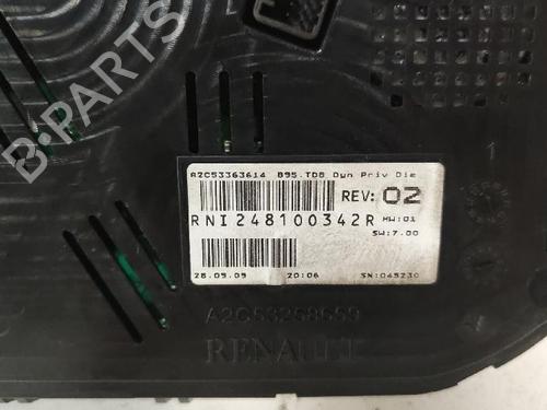 Instrument cluster RENAULT MEGANE III Hatchback (BZ0/1_, B3_) 1.5 dCi (BZ09, BZ0D, BZ1W, BZ29, BZ14) | BP27415542C47