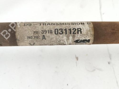 Right front driveshaft RENAULT SCÉNIC III (JZ0/1_) 1.5 dCi | BP27496050M39 