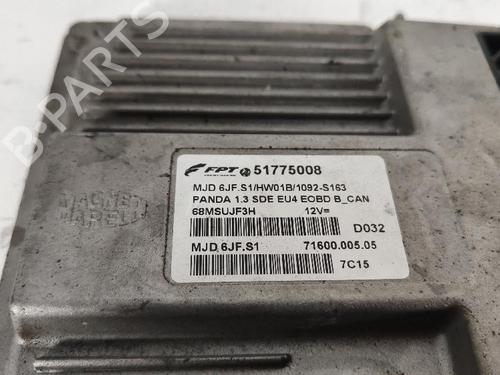 Engine control unit (ECU) FIAT PANDA (169_) 1.3 D Multijet (169.AXC1A) | BP27411782M57 