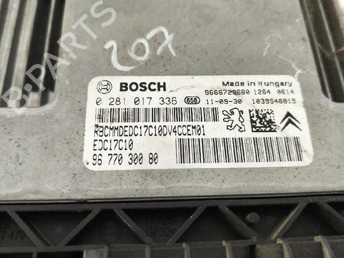 Engine control unit (ECU) PEUGEOT 207 (WA_, WC_) 1.4 HDi | BP27433344M57 