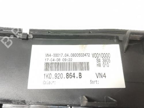 Instrument cluster VW GOLF PLUS V (5M1, 521) 1.9 TDI | BP30099695C47