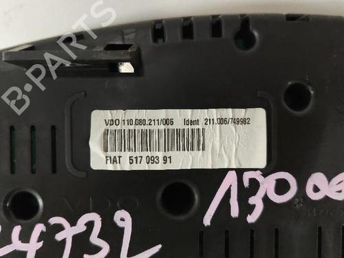 Instrument cluster LANCIA YPSILON (843_) 1.2 (843.AXA1A) | BP32490919C47