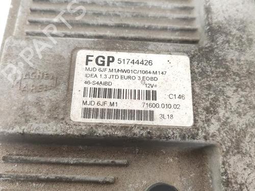 Engine control unit (ECU) FIAT IDEA (350_) 1.3 D Multijet | BP27417612M57 