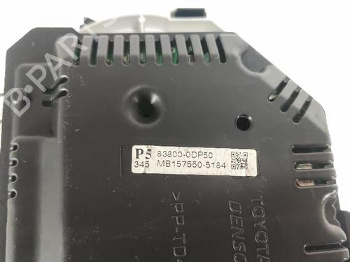 Instrument cluster TOYOTA YARIS (_P13_) 1.0 (KSP130_, KSP130) | BP27424811C47 