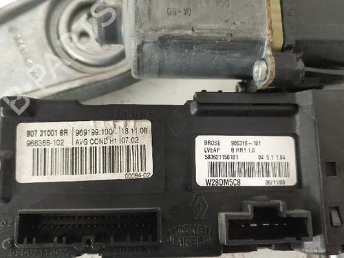 Front left window mechanism RENAULT MEGANE III Hatchback (BZ0/1_, B3_) 1.9 dCi (BZ0N, BZ0J) | BP31990455C22
