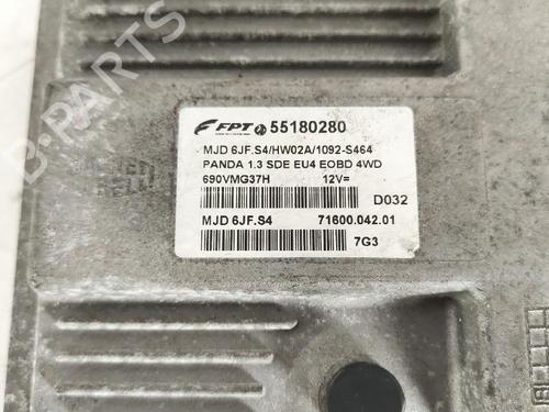 Engine control unit (ECU) FIAT PANDA (169_) 1.3 D Multijet (169.AXC1A) | BP27411885M57 