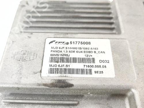 Engine control unit (ECU) FIAT PANDA (169_) 1.3 D Multijet (169.AXC1A) | BP27416064M57 