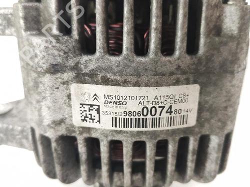 Alternator PEUGEOT 208 I (CA_, CC_) 1.0 VTi | BP30960027M7