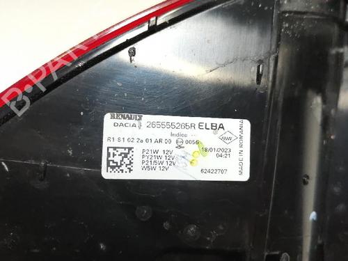 Left taillight DACIA SANDERO III 1.0 SCe 65 | BP27420937C34 