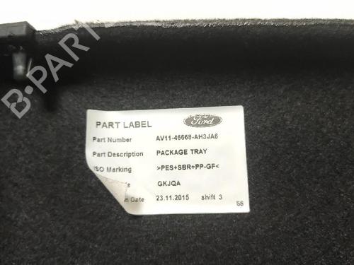 Rear parcel shelf FORD B-MAX (JK) 1.0 EcoBoost | BP32260230C85 