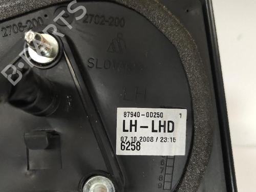 Left mirror TOYOTA YARIS (_P9_) 1.0 VVT-i (KSP90_, KSP90R) | BP30192011C26