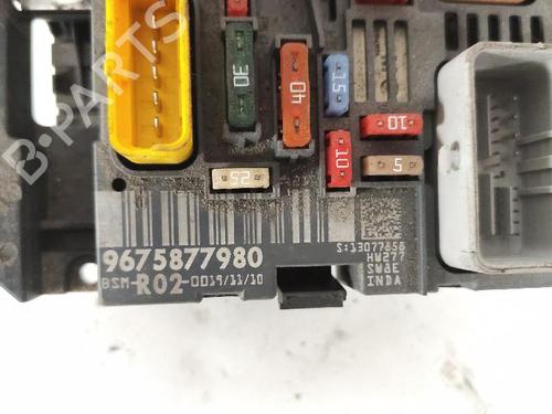 Fuse box PEUGEOT 3008 I MPV (0U_) 1.6 HDi | BP29697376E1