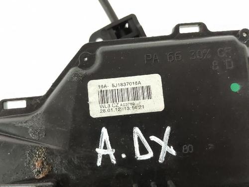 Front right lock SKODA FABIA II Combi (545) 1.6 TDI | BP27419139C97 