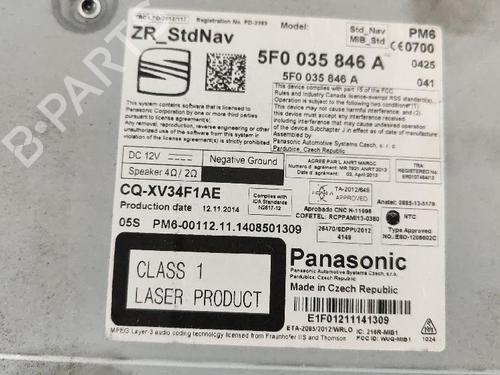 Radio SEAT LEON (5F1) 2.0 TDI | BP40524172E6 - Image 3