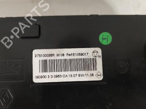 Climate control RENAULT SCÉNIC III (JZ0/1_) 2.0 dCi (JZ0L) | BP31798126I5