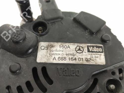 Generator MERCEDES-BENZ A-CLASS (W168) A 170 CDI (168.009, 168.109) | BP27428996M7 