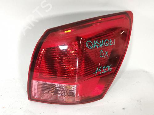 Used Right taillight NISSAN QASHQAI I (J10, NJ10) 2.0 dCi All-wheel Drive (150 hp) 27416410