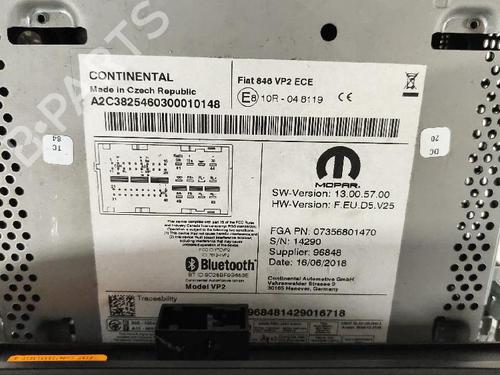 Radio LANCIA YPSILON (312_) 1.3 D Multijet (312.YXE1A, 312.YXU1A) | BP29934283E6 