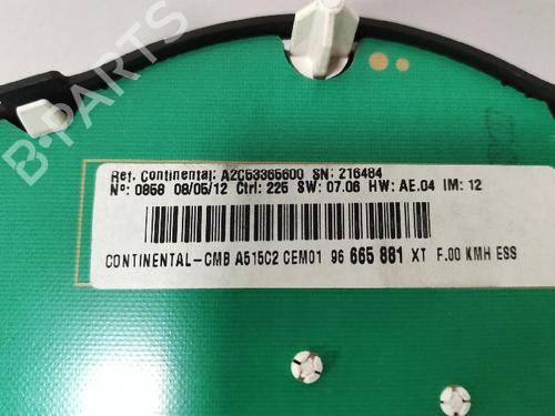 Instrument cluster CITROËN C3 II (SC_) 1.1 i | BP27414286C47 