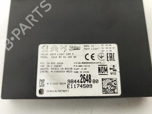 Electronic module CITROËN C4 III (BA_, BB_, BC_) 1.5 BlueHDi 130 (BBYHZB) | BP30718852M83