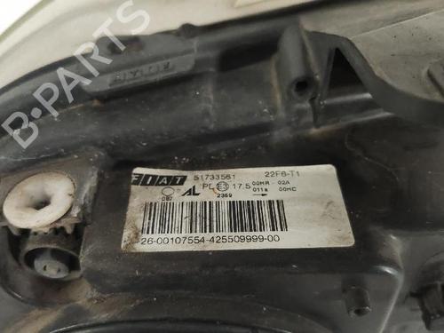 Left headlight FIAT CROMA (194_) 1.9 D Multijet (194AXC1B, 194AXC12) | BP27412500C28