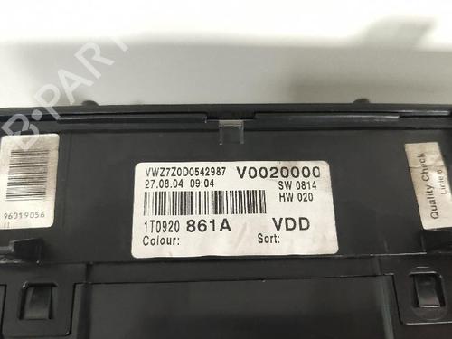 Instrument cluster VW TOURAN (1T1, 1T2) 2.0 TDI | BP27415035C47 