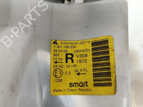 Right headlight SMART CITY-COUPE (450) 0.6 (450.352, 450.353) | BP27418932C29 