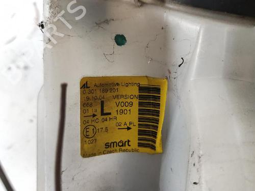 Left headlight SMART CITY-COUPE (450) 0.6 (450.352, 450.353) | BP27431671C28 