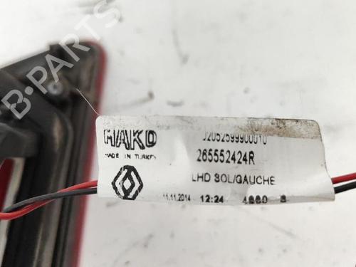 Left taillight RENAULT CLIO IV (BH_) 1.5 dCi 75 | BP32079734C34