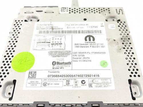 Radio FIAT TIPO Hatchback (356_, 357_) 1.0 (357HXN1A) | BP28123084E6 