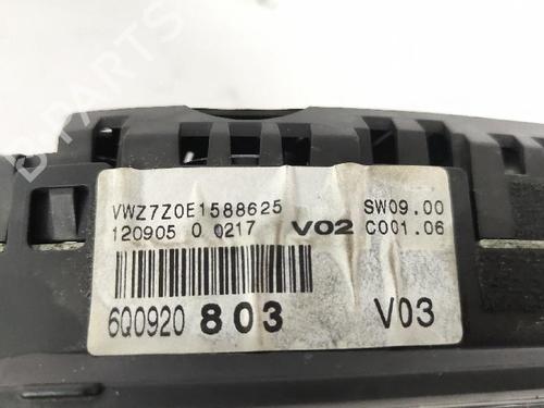Instrument cluster VW POLO (9N_, 9A_) 1.4 16V | BP27417057C47 
