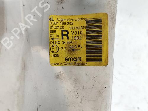 Right headlight SMART CITY-COUPE (450) 0.6 (450.352, 450.353) | BP27417915C29 