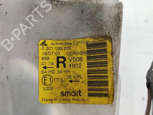 Højre forlygte SMART CITY-COUPE (450) 0.6 (450.330, 450.332) | BP30696067C29