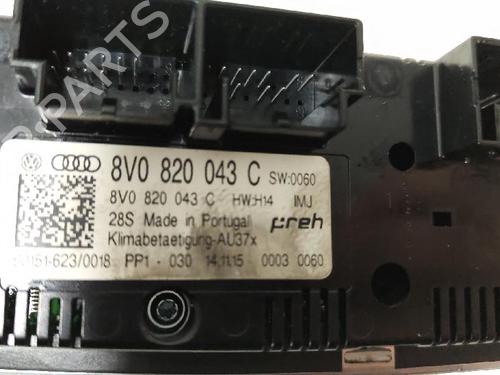 Climate control AUDI A3 (8V1, 8VK) 1.6 TDI | BP31695082I5