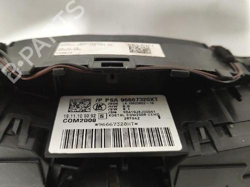 Steering column stalk PEUGEOT 3008 I MPV (0U_) 1.6 HDi | BP29697341I23 