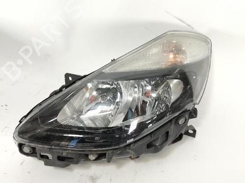 Used Left headlight RENAULT CLIO III (BR0/1, CR0/1) 1.2 16V Hi-Flex (BR1U, CR1U) (75 hp) 30411114